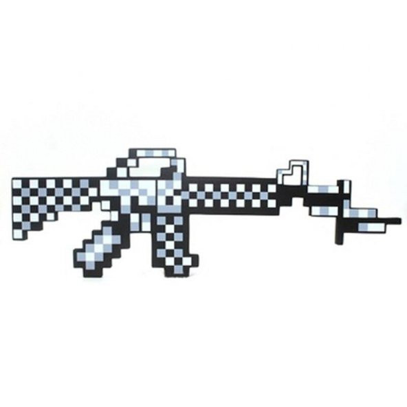 Minecraft Stil Tabanca Tüfek 60 cm ürün görseli 1