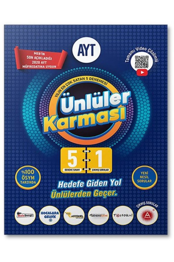 AYT 5+1 Karma Deneme Ünlüler Karması ürün görseli 1