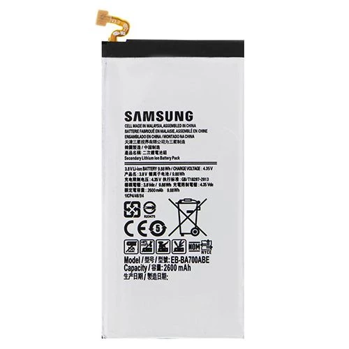 Samsung Galaxy A7 A700 Uyumlu Batarya 2600 mAh EB-BA700ABE ürün görseli 1