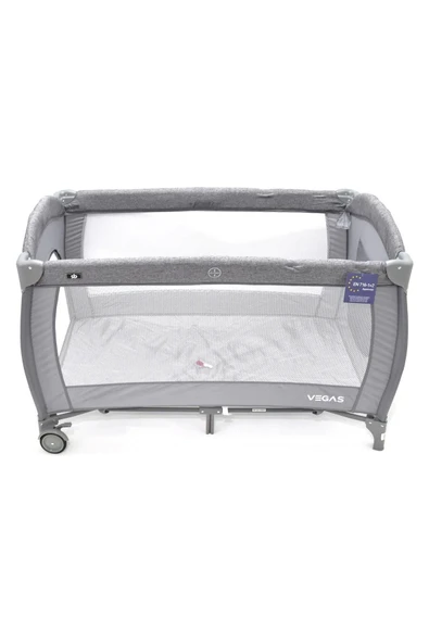 Sunny Baby Prego Vegas Oyun Parkı Basic 70X120 / Gri ürün görseli 1