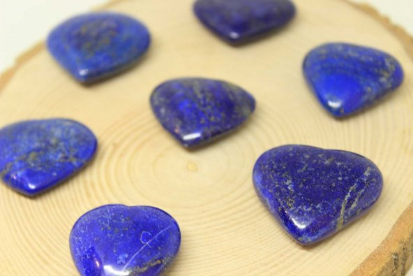 Lapis Taşı Kalp Şekilli Orta Boy (13-15gr) - Resim 2