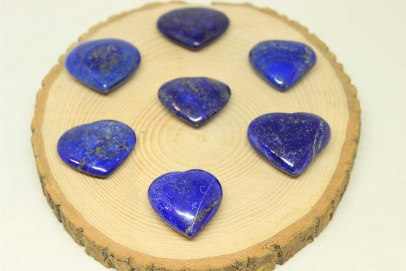 Lapis Taşı Kalp Şekilli Orta Boy (13-15gr) - Resim 3