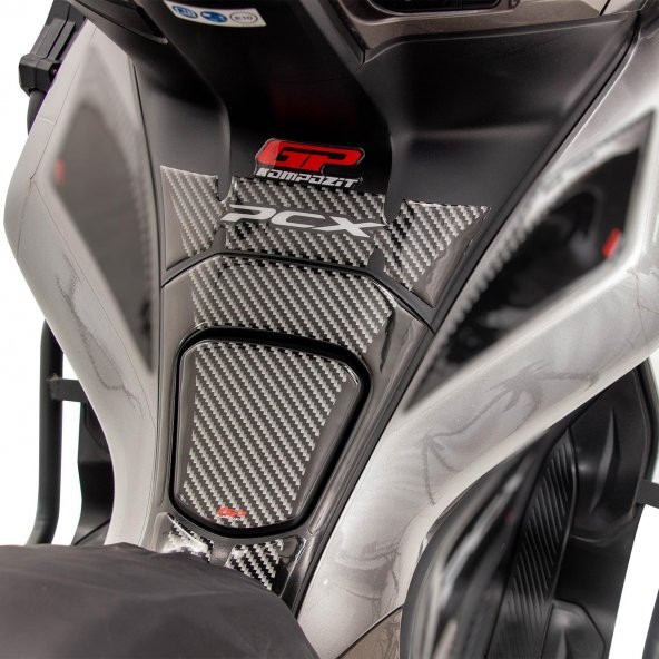 GP Kompozit Honda PCX 125 / 150 2018-2020 Uyumlu Tank Pad Siyah ürün görseli 1