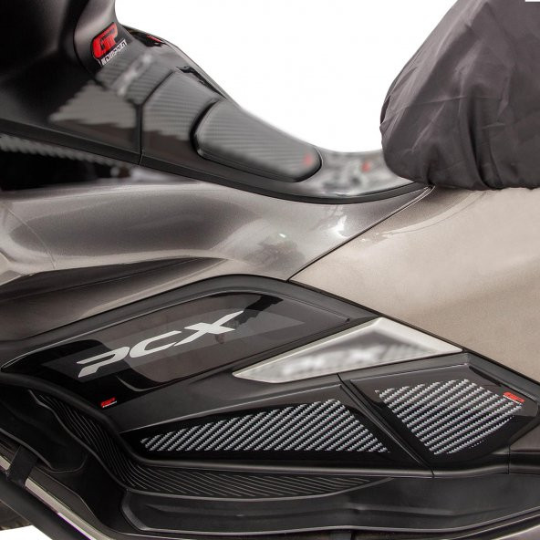 GP Kompozit Honda PCX 125 / 150 2018-2020 Uyumlu Yan Alt Ayak Pad Siyah ürün görseli 1