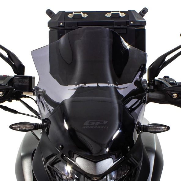 GP Kompozit Bajaj Dominar 250 / 400 2017-2024 Uyumlu Kısa Ön Cam Şeffaf ürün görseli 1