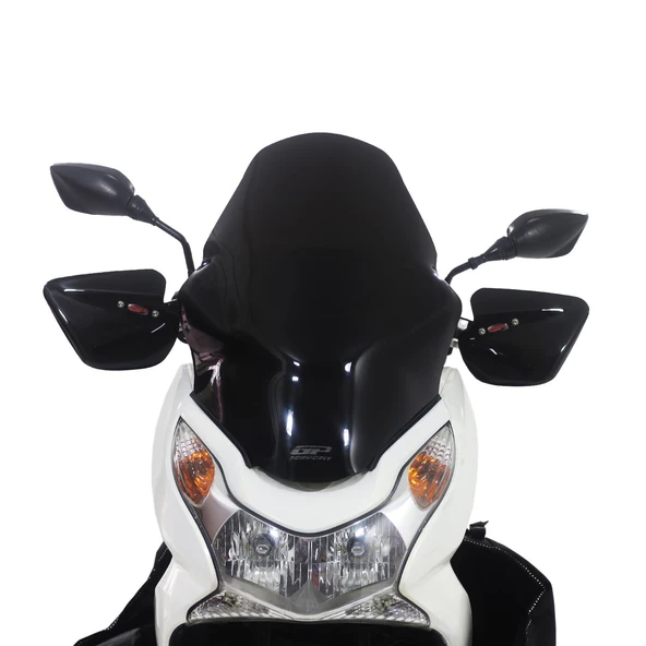 GP Kompozit Honda PCX 125 / 150 2011-2013 Uyumlu Ön Cam Siyah ürün görseli 1