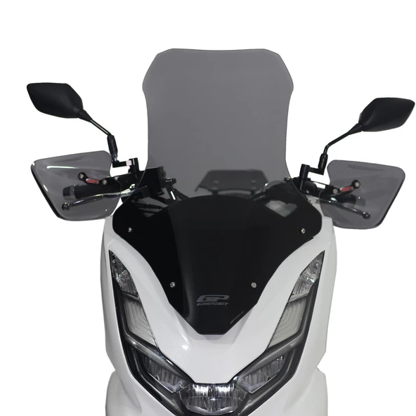 GP Kompozit Honda PCX 125 2021-2024 Uyumlu Ön Cam Füme ürün görseli 1