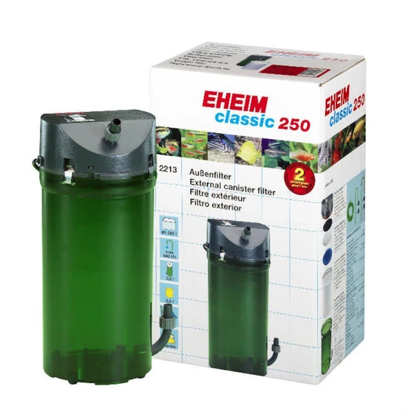 Eheim Classic 250 Dış Filtre 2213-01 250L 440L/s 8W Musluksuz Boş ürün görseli 1