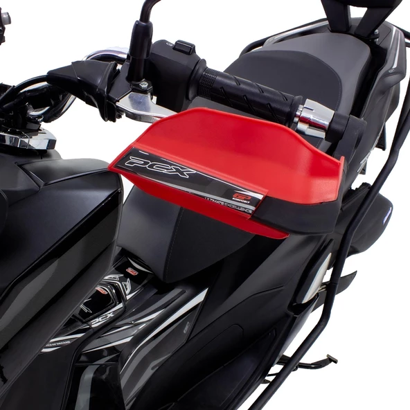 GP Kompozit Honda PCX 125 / 150 2014-2024 Uyumlu Plastik Elcik Koruma Siyah ürün görseli 1
