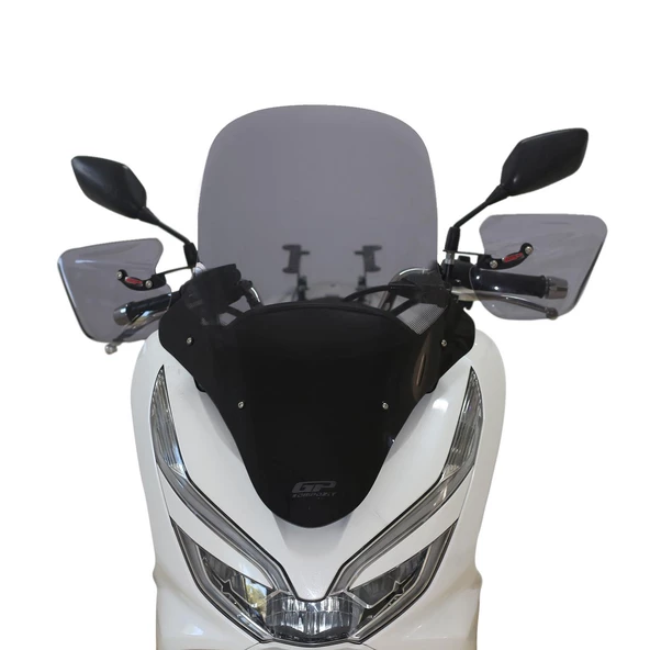 GP Kompozit Honda PCX 125 2018-2020 Uyumlu Ön Cam Füme ürün görseli 1