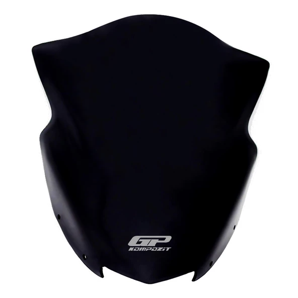 GP Kompozit Bajaj Dominar 250 / 400 2017-2024 Uyumlu Kısa Ön Cam Siyah ürün görseli 1