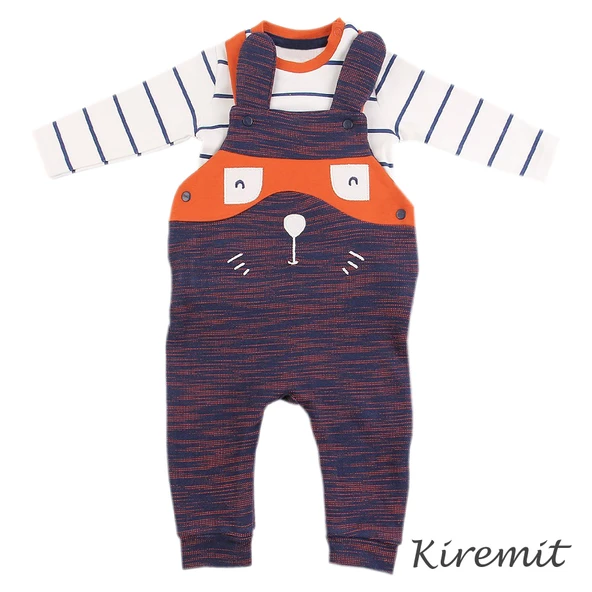 Tongs Baby Wanted Salopet Takım - Kiremit ürün görseli 1
