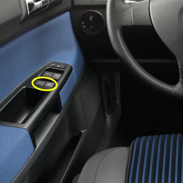 Seat Cordoba 2003-09 Sol Ön Kapı Arka Cam Düğmeleri Çiftli 6Q0959858A ürün görseli 1