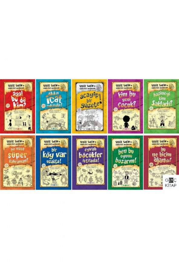 Sessiz Sakin 10 Kitap Full Set Melih Tuğtağ Sessiz Sakinin Gürültülü Maceraları ürün görseli 1