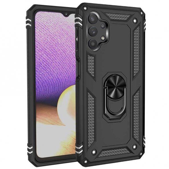 Samsung Galaxy A23 4G Kılıf Sofya Yüzüklü Standlı Silikon Kılıf ürün görseli 1