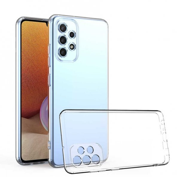 Samsung Galaxy A33 Kılıf Lüx Kamera Korumalı Şeffaf Silikon Kılıf ürün görseli 1