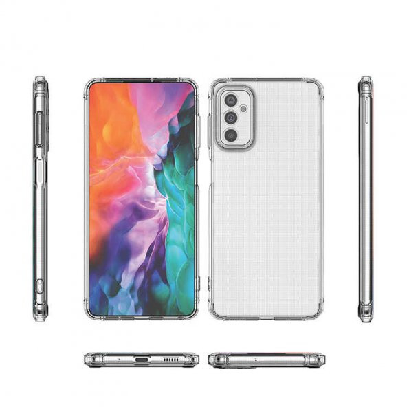 Samsung Galaxy M23 Kılıf Olex TPU Antishock Şeffaf Silikon Kılıf ürün görseli 1