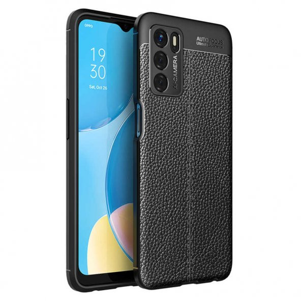 Oppo A16 Kılıf Focus Derili Kamera Korumalı Silikon Kılıf ürün görseli 1