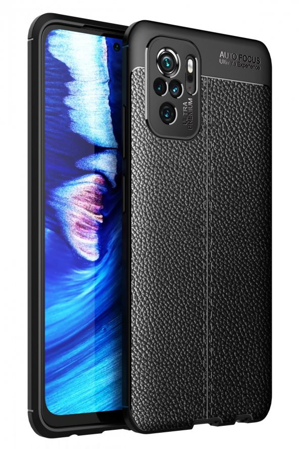 Xiaomi Redmi Note 10 Kılıf Focus Derili Silikon Kılıf ürün görseli 1