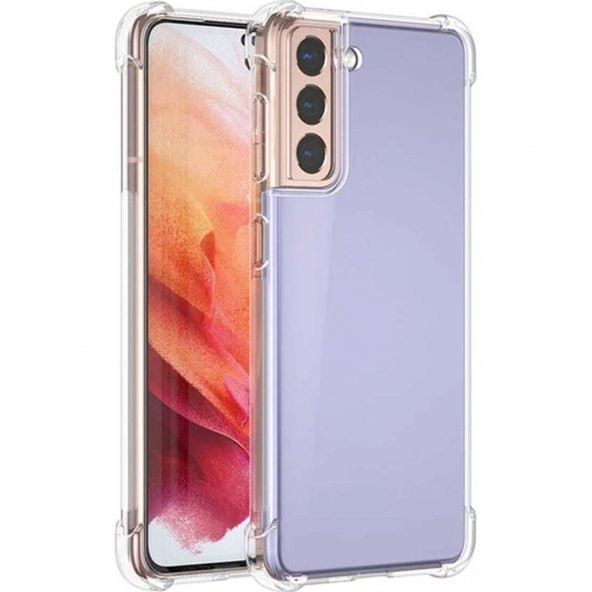 Samsung Galaxy S21 Kılıf Olex TPU Antishock Şeffaf Silikon Kılıf ürün görseli 1