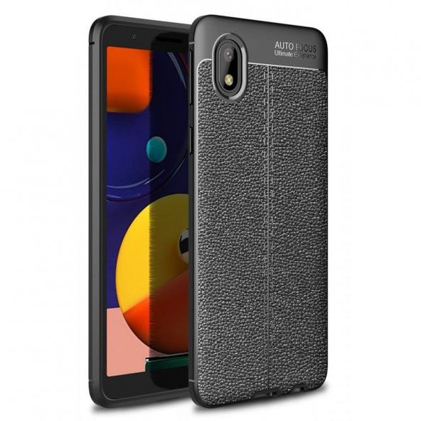 Samsung Galaxy A01 Core Kılıf Focus Derili Kamera Korumalı Kılıf ürün görseli 1