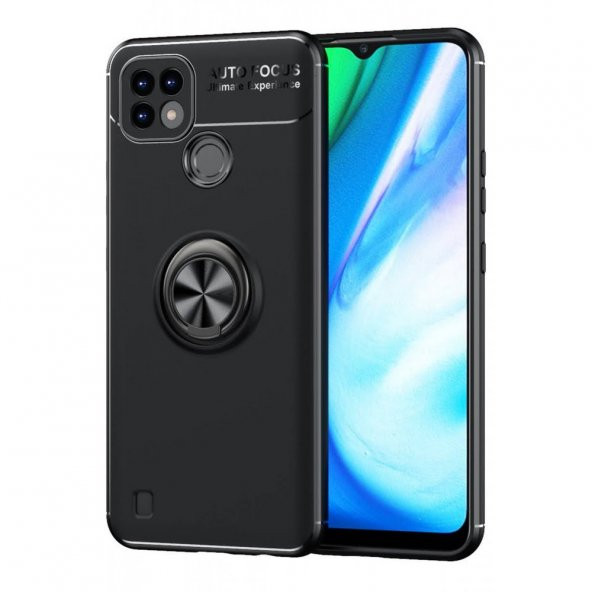 Realme C21 Kılıf Range Yüzüklü Kamera Korumalı Kılıf ürün görseli 1