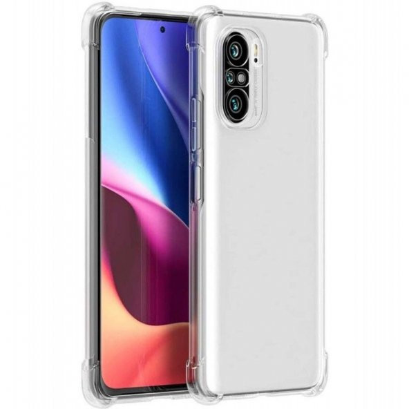 Xiaomi Poco F3 Kılıf Olex TPU Antishock Şeffaf Silikon Kılıf ürün görseli 1