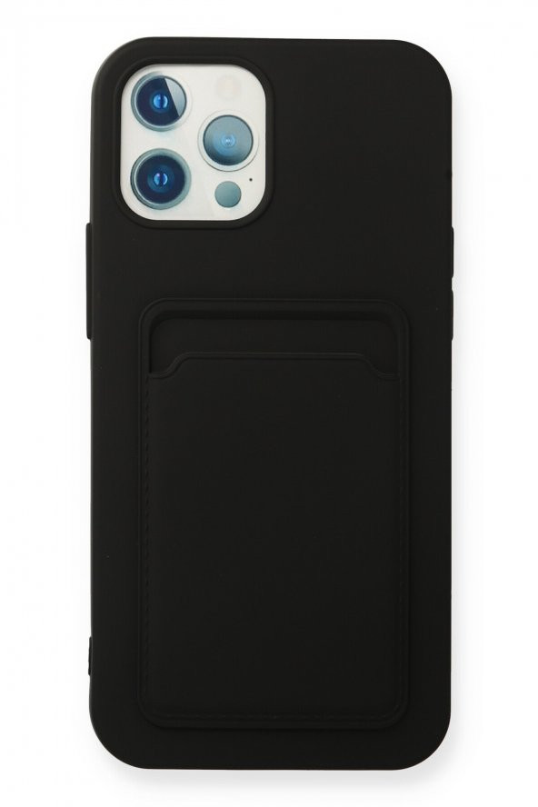 iPhone 12 Pro Max Kılıf Kelvin Kartvizitli Şık Silikon Kılıf ürün görseli 1