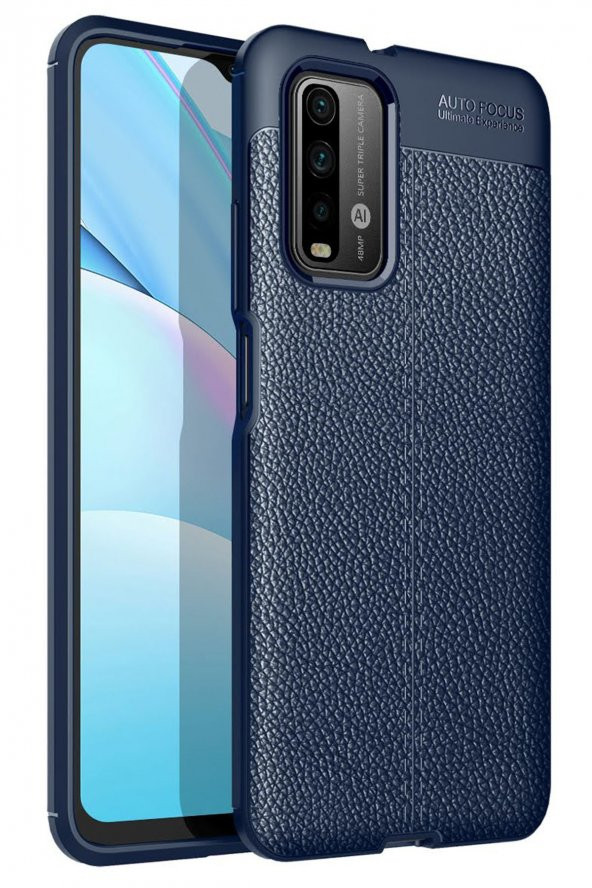 Xiaomi Redmi 9T Kılıf Focus Derili Silikon Kılıf ürün görseli 1