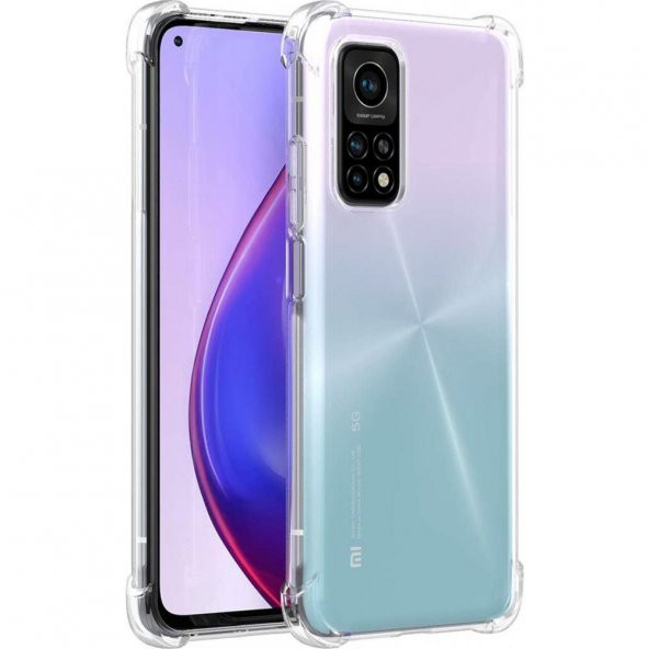 Xiaomi Mi 10T Kılıf Antishock Darbe Emici Şeffaf Sert Silikon ürün görseli 1