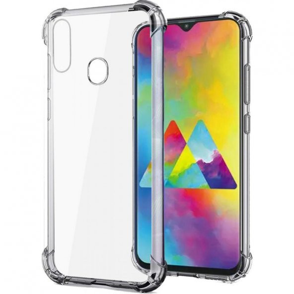 Samsung Galaxy A10S Kılıf Antishock Darbe Emici Şeffaf Silikon ürün görseli 1