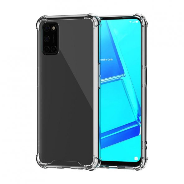 Oppo A72 Kılıf Antishock Darbe Emici Şeffaf Sert Silikon ürün görseli 1