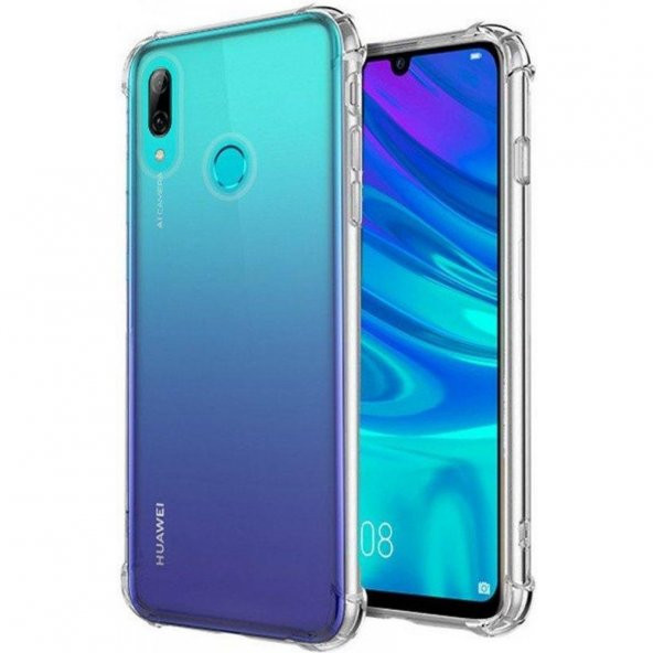 Huawei P smart 2019 Kılıf Antishock Darbe Emici Şeffaf Silikon ürün görseli 1