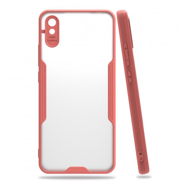 Xiaomi Redmi 9A Kılıf Platin Tam Koruma Şık Silikon Kapak ürün görseli 1
