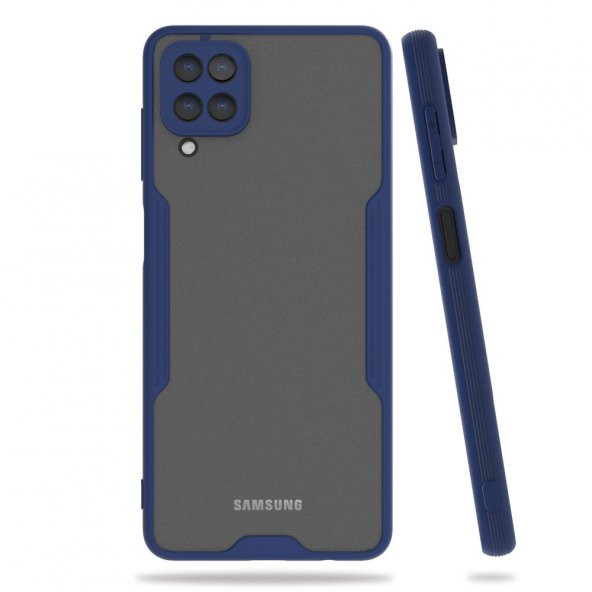 Samsung Galaxy A12 Kılıf Platin Tam Koruma Şık Silikon Kapak ürün görseli 1