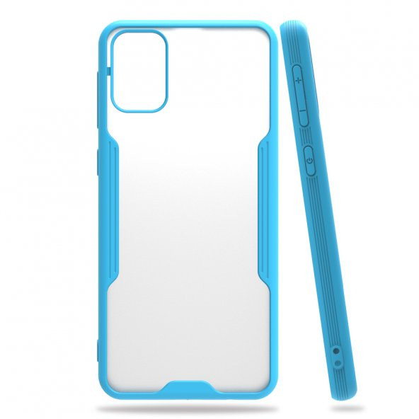 Samsung Galaxy M21 Kılıf Platin Tam Koruma Şık Silikon Kapak ürün görseli 1