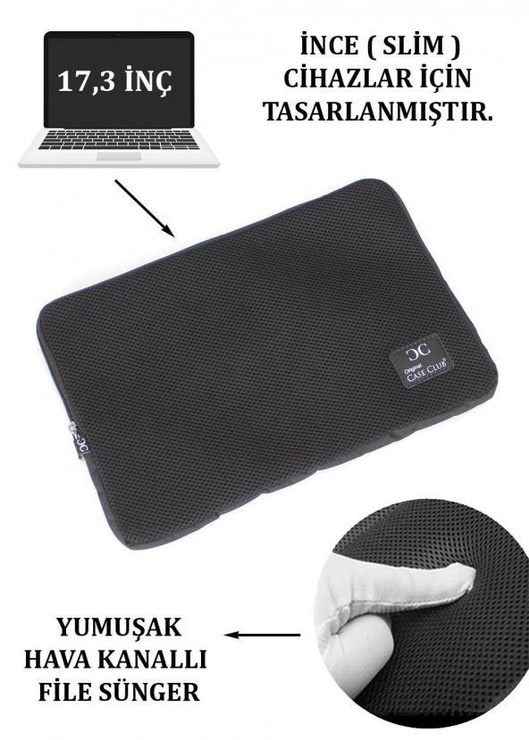 Macbook Kılıfı 17.3 ve 17 inç File Sünger 8683255011568 ürün görseli 1