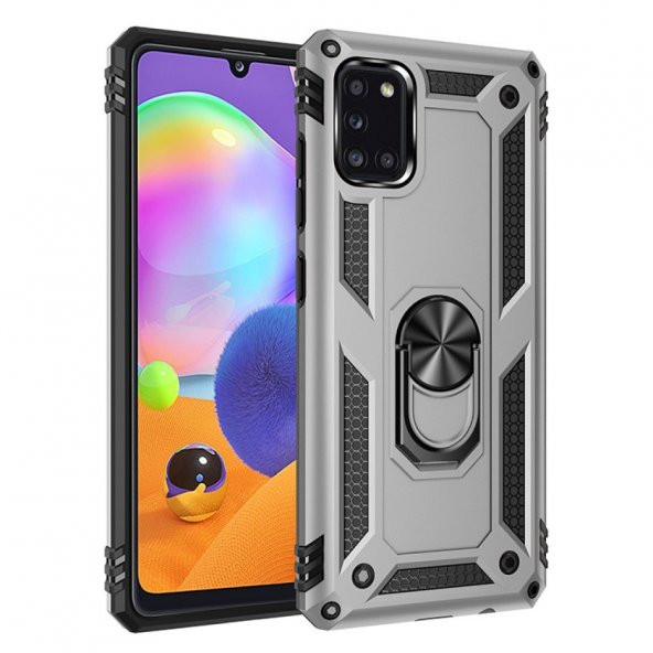 Samsung Galaxy A31 Kılıf Sofya Yüzüklü Standlı Korumalı Kılıf ürün görseli 1