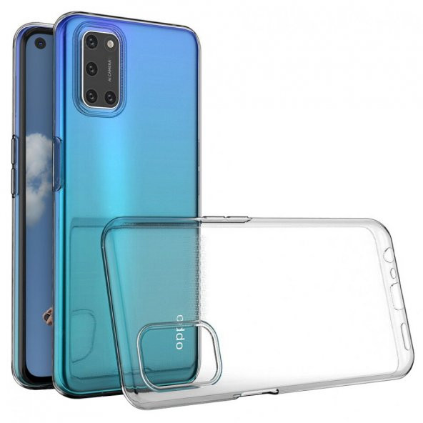 Oppo A72 Kılıf Lüx Şeffaf Silikon Kılıf Yüksek Koruma ürün görseli 1