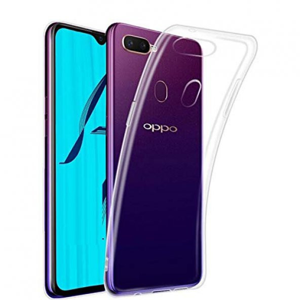 Oppo A12 Kılıf Lüx Şeffaf Silikon Kılıf Yüksek Koruma ürün görseli 1