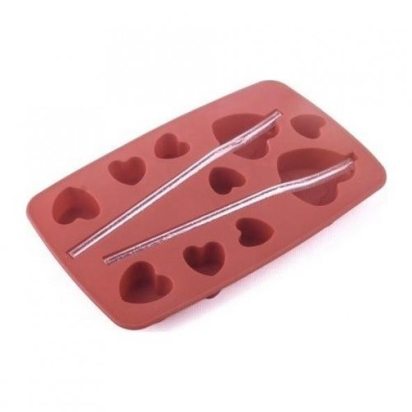 Aryıldız KLT Silikon Buz Kalibı Kalp Kırmızı 20X12 cm ürün görseli 1