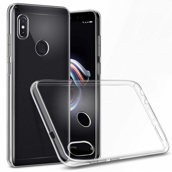 Xiaomi Redmi Note 6 Pro Uyumlu Şeffaf Silikon Kılıf Yüksek Koruma ürün görseli 1