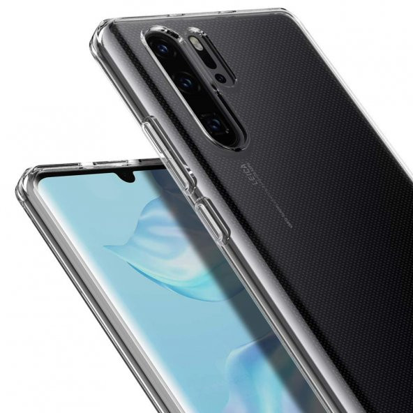 Huawei P30 Pro Kılıf Lüx Kamera Korumalı Şeffaf Silikon Kılıf ürün görseli 1