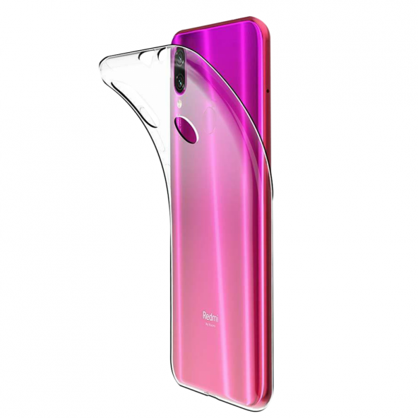 Xiaomi Redmi Note 7 Kılıf Lüx Şeffaf Silikon Kılıf Yüksek Kalite ürün görseli 1