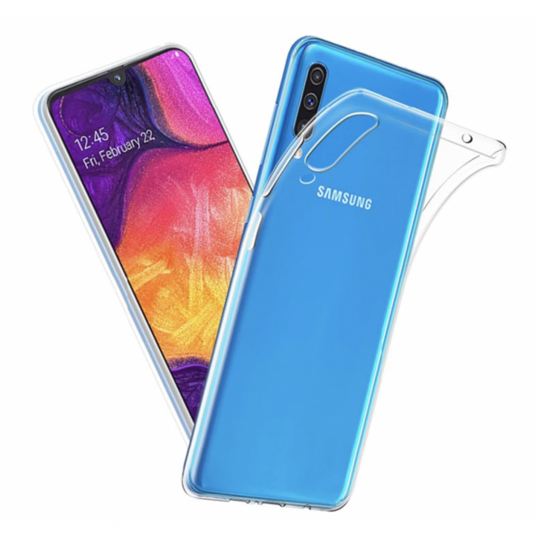 Samsung Galaxy A30S Kılıf Lüx Şeffaf Silikon Kılıf ürün görseli 1