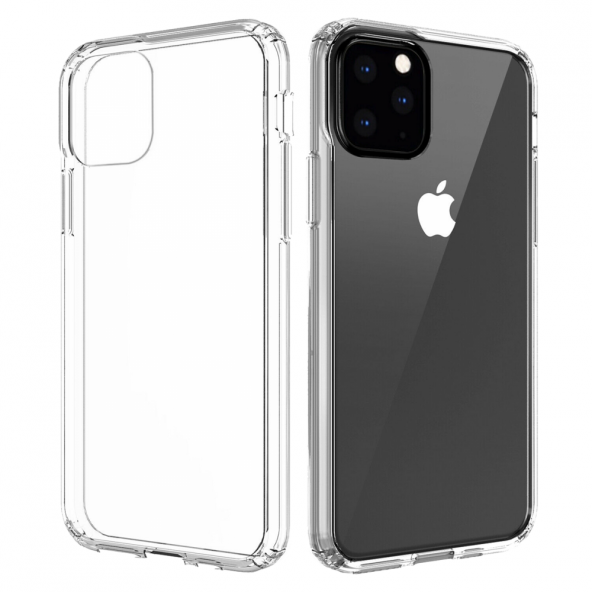 Apple iPhone 11 Kılıf Lüx Kamera Korumalı Şeffaf Silikon Kılıf ürün görseli 1