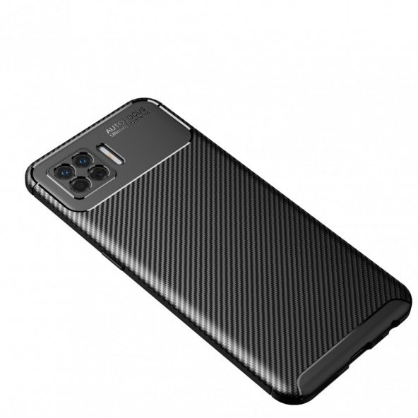 Oppo A73 Kılıf Focus Karbon Silikon Kılıf Esnek Kapak ürün görseli 1