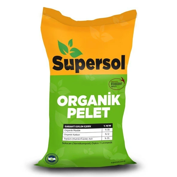 1 kg Supersol Organik Pelet Solucan Gübresi ve Leonardit ürün görseli 1