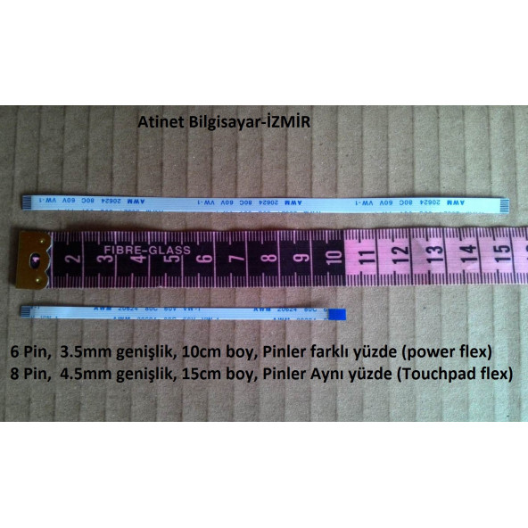 Asus X551 flex X551C  X551M X551MA X551MAV  P551CA P551M P551MA Power ve Touchpad Flex Kablosu Seti 6-0.5-10B 8-0.5-15A-1 ürün görseli 1