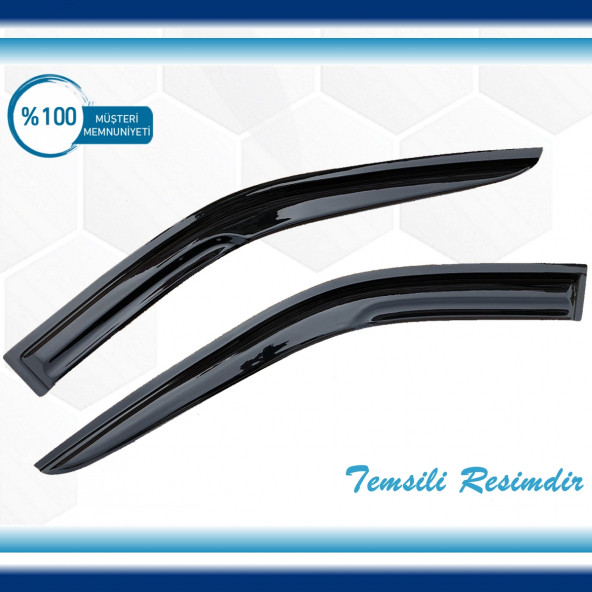 Peugeot 206 Van Mügen Cam Rüzgarlığı 1998-2012 Arası 2 Li Takım ürün görseli 1